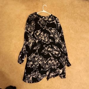 Long sleeve Free People floral dress